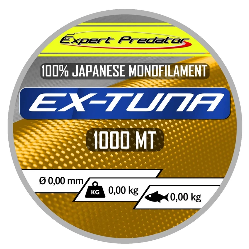 Expert Predator 69032 Unisex Adult Monofilament Blue/Transparent, 1000 m - Image 1
