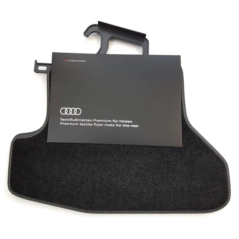 Audi 8W6061276CMNO Premium Velour Floor Mats, 2 x Fabric Mats Rear Textile Floor Mats, Coupe, Without Attachment Points