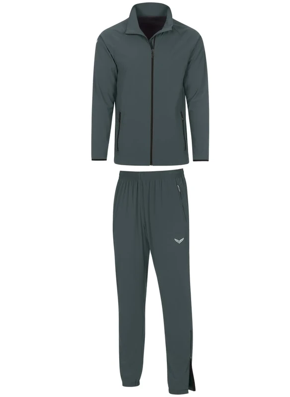Trigema Men's Bequemer Jogginganzug für Sport und Freizeit Jogging Suit, Charcoal, XL