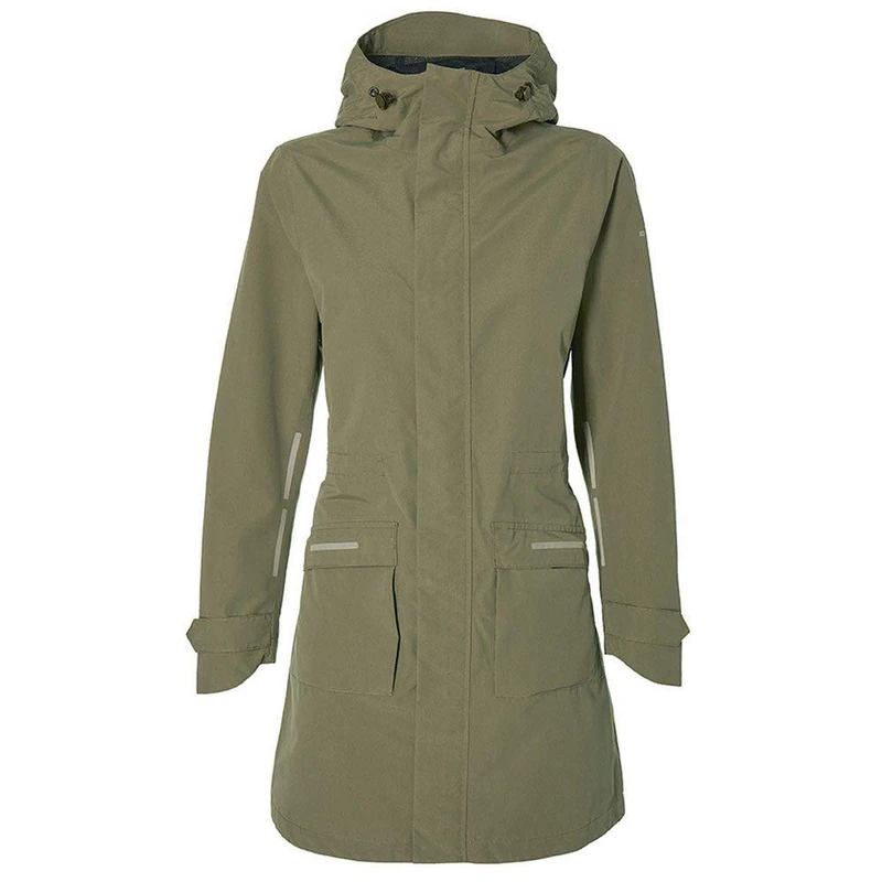 Basil 706217var-a2 - waterproof parka for women mosse COLOR GREEN SIZE XL
