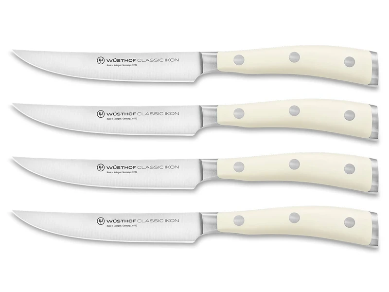 Wüsthof Classic Ikon Crème 4-Piece Steak Knife Set