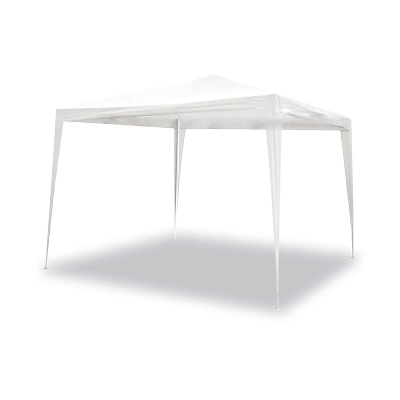 SmartSun Cies White 3 x 3 m Removable Gazebo – Transport Bag – Garden Beach Field Terrace – Steel Structure