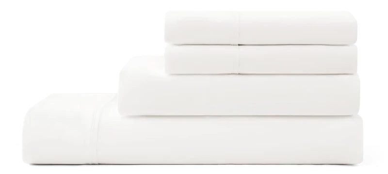 UGG 01326 Alahna Queen Bed Sheets and Pillowcases 4-Piece Set Sleep in Luxury Machine Washable Deep Pockets Wrinkle-Resistant Breathable Cozy Comfort Silky Cooling Sheets, Queen, White