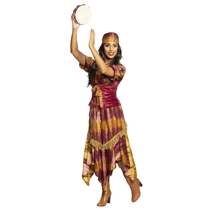 Boland 10135789 Adult Gypsy Lavinia Gypsy Costume, Women, Multi-Colour - Image 1