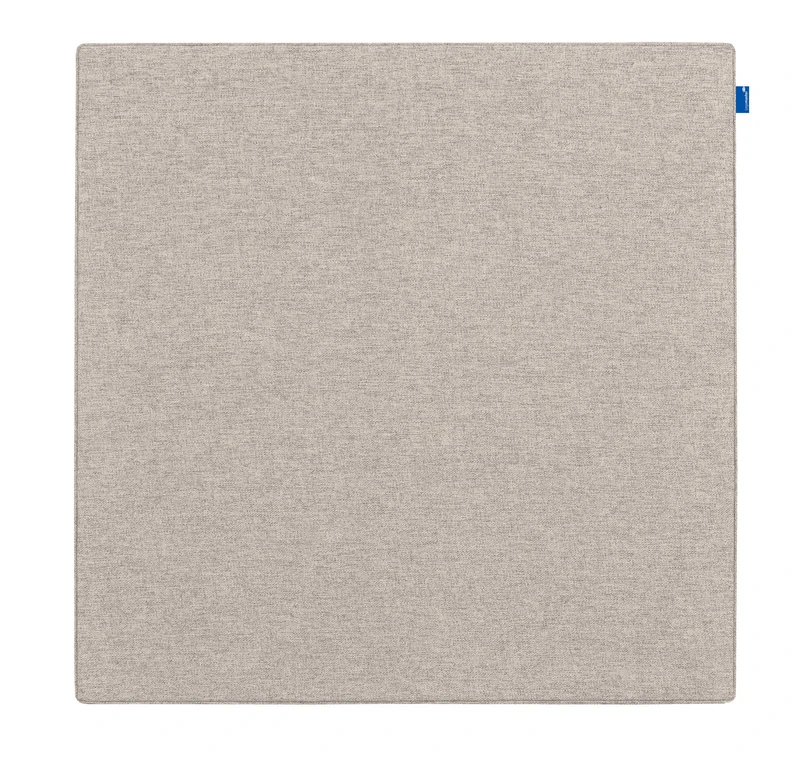 Legamaster Board-Up Acoustic Pinboard - soft beige - 75x75 cm - XL pinboard with textile surface - with sound absorption to improve acoustics in rooms - for wall mounting