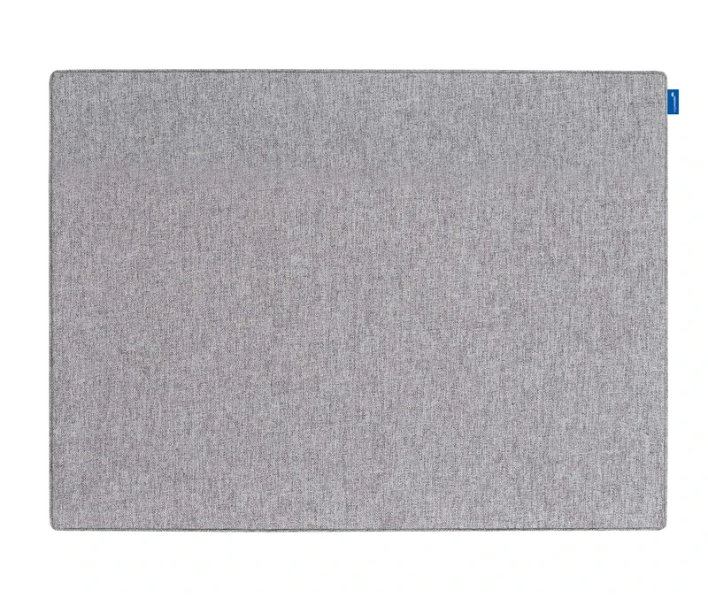 Legamaster Board-Up Acoustic Pinboard - quiet grey - 75x50 cm - XL pinboard with textile surface - with sound absorption to improve acoustics in rooms - for wall mounting