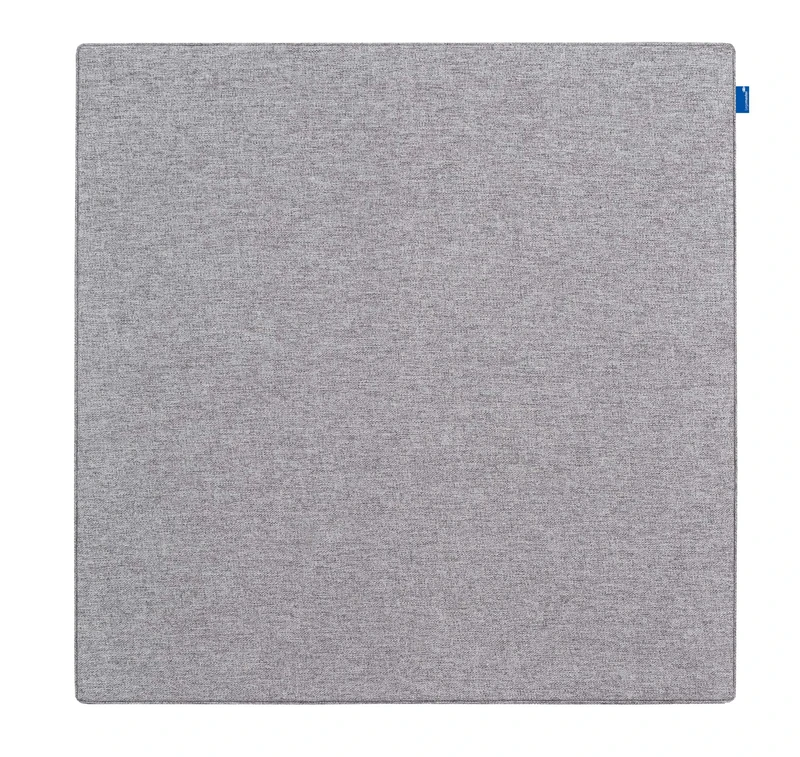 Legamaster Board-Up Acoustic Pinboard - quiet grey - 75x75 cm - XL pinboard with textile surface - with sound absorption to improve acoustics in rooms - for wall mounting