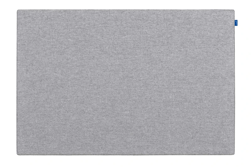 Legamaster Board-Up Acoustic Pinboard - quiet grey - 75x100 cm - XL pinboard with textile surface - with sound absorption to improve acoustics in rooms - for wall mounting
