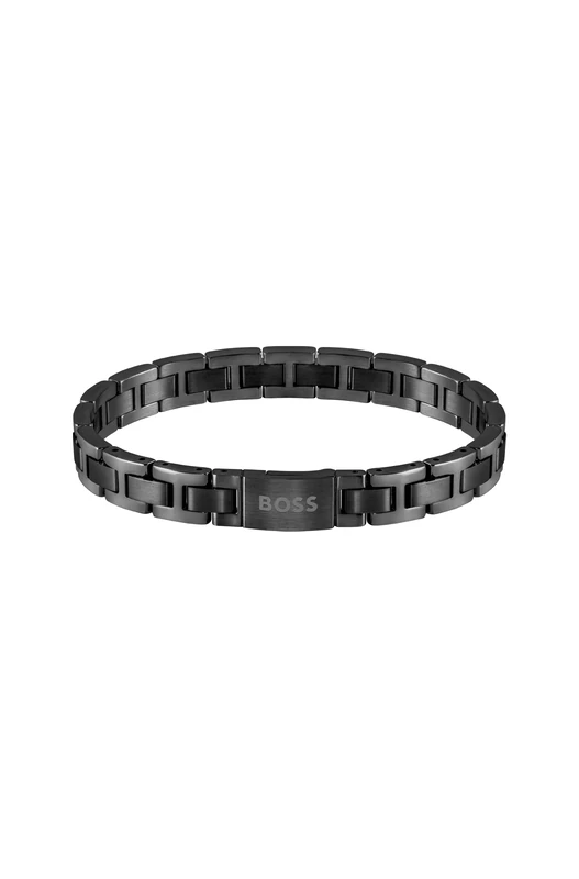 BOSS Jewelry Men's METAL LINK ESSENTIALS Collection Link Bracelet - 1580055