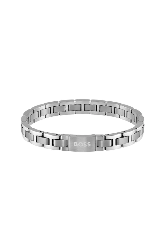 BOSS Jewelry Men's METAL LINK ESSENTIALS Collection Link Bracelet - 1580036