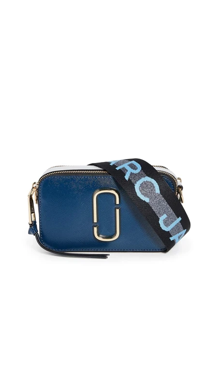MARC JACOBS M0014146-424 THE SNAPSHOT Bag Women's NEW BLUE SEA MULTI Size ONE SIZE