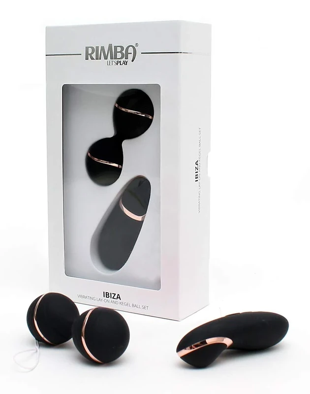 Rimba Ibiza Vibrator Set - Black-Gold, 0.2 kg, 2540
