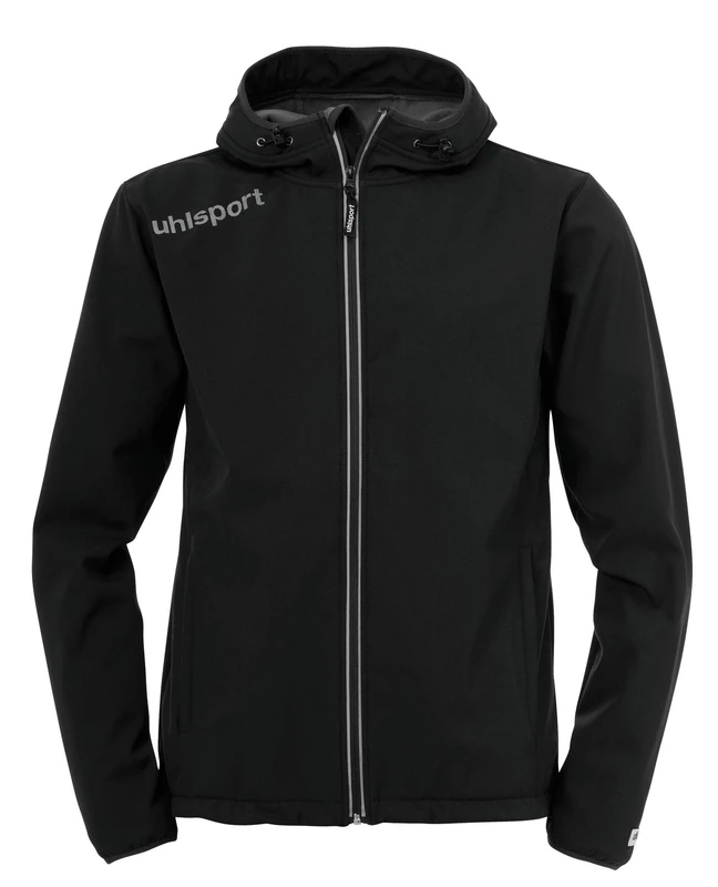 Uhlsport Essential Softshell Jacket Men's Softshell Jacket - Black, 4X-Large
