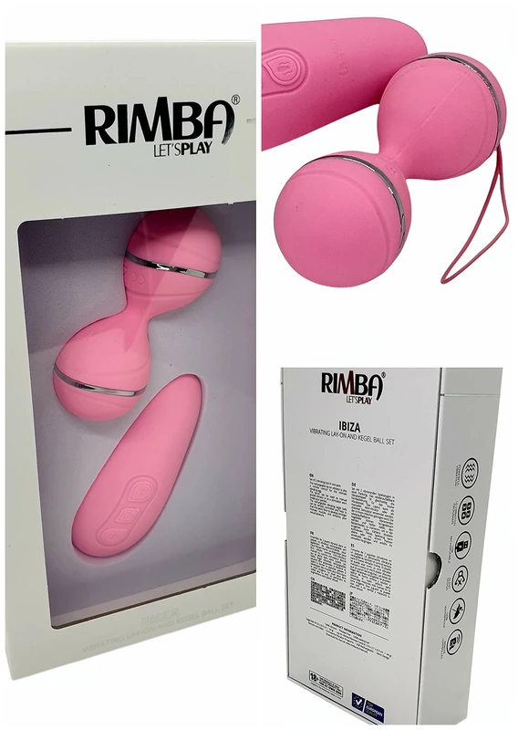 Rimba Ibiza Vibrator Set - Pink, 0.2 kg