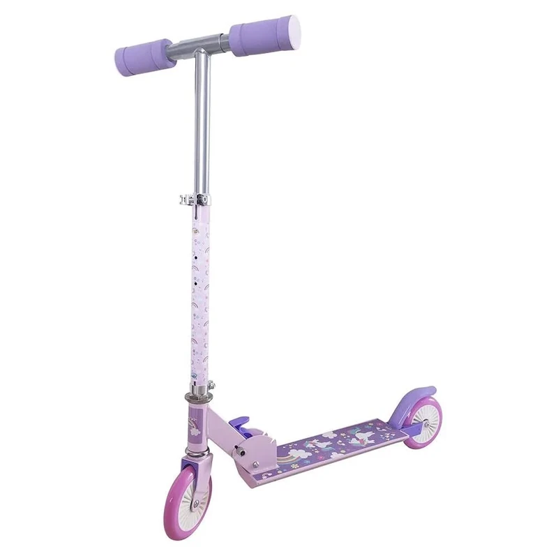 ODS 56378 Adjustable Folding Scooter 80 cm Unicorn Mania Pink Lilac White