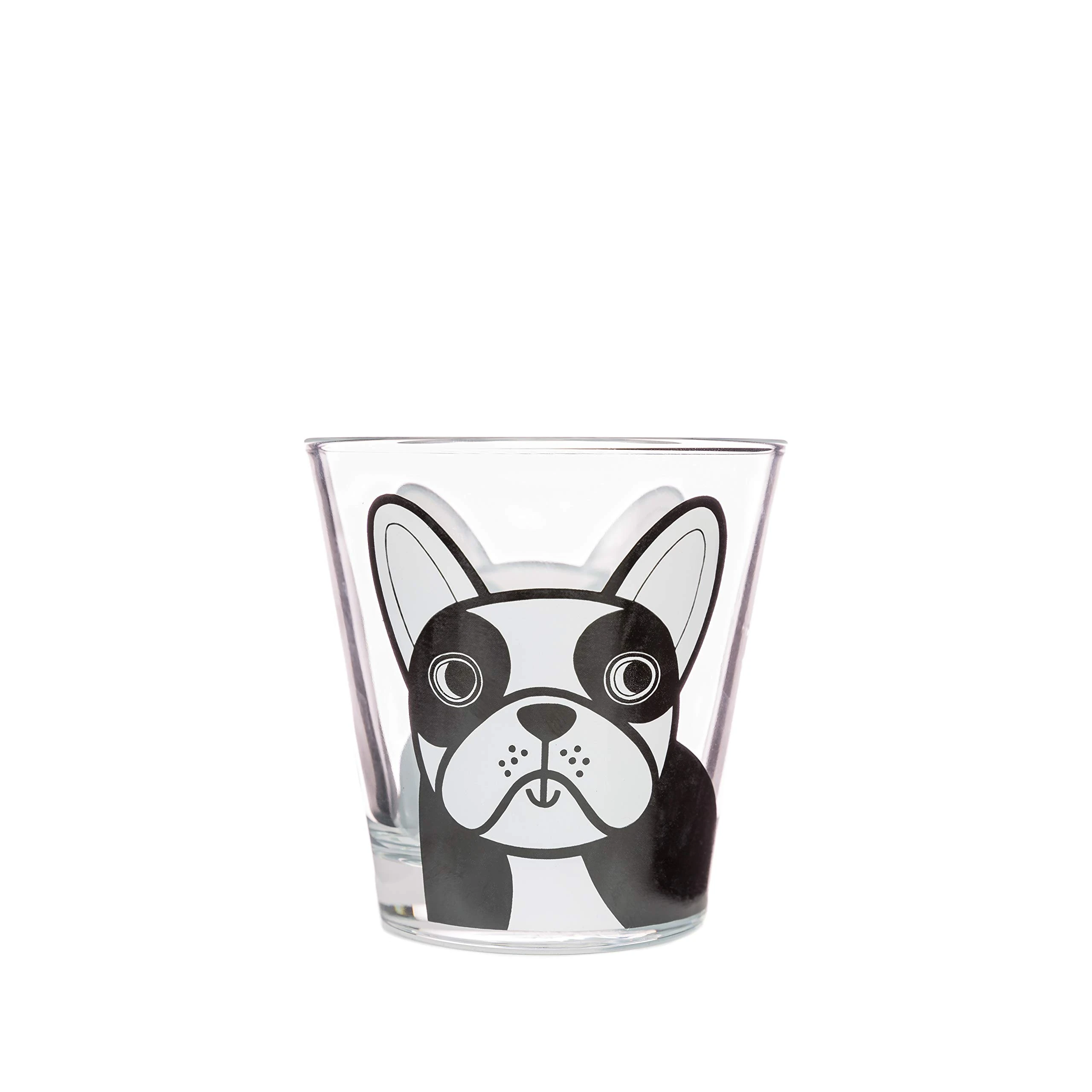 Jane Foster Keith Brymer Jones Collabration Glass Tumbler - French Dog - 250ml