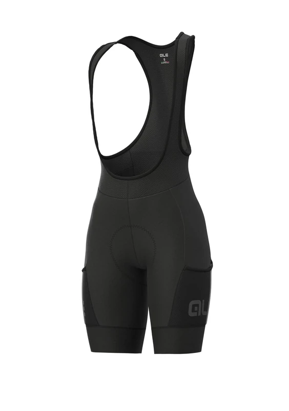 Alé Cycling Women's Off Road - Gravel Stones Cargo Bib Shorts, Black, M