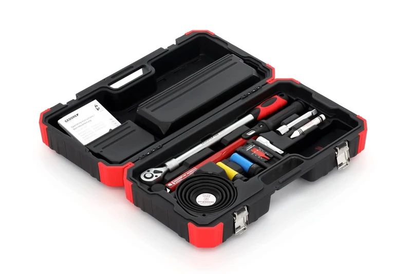GEDORE red Wheel mounting set, 11-pc. set, Complete, Tool case for auto mechanics, in Plastic case, R68903011