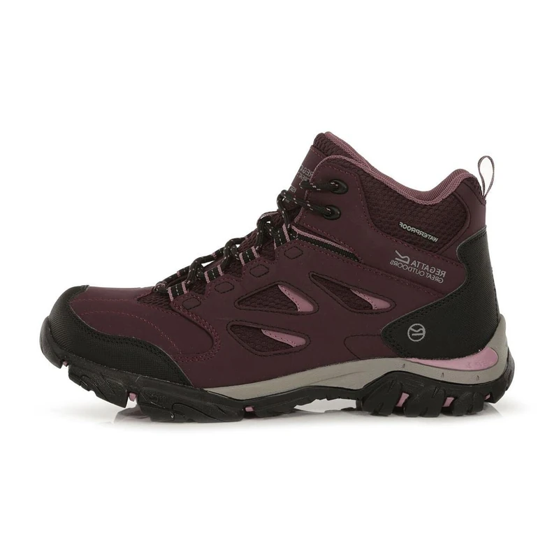 Regatta Womens Holcombe IEP Mid DkBurg/Black EU36/UK3