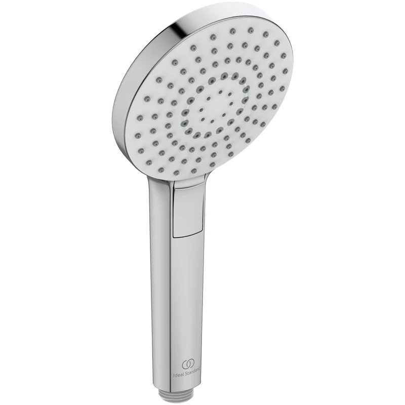 Ideal Standard – Idealrain Evo Hand Shower, Water-Saving Shower Head with 3 Spray Modes (Gentle rain, Massage, Gentle rain), Ø 11 cm, EasyClean nozzles, Chrome
