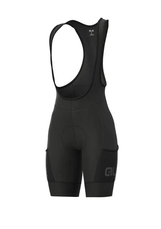 Alé Cycling Women's Off Road - Gravel Stones Cargo Bib Shorts, Black, XL