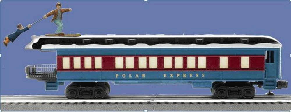 Lionel 6-85400 Polar Express Skiing Hobo Observation car - White roof