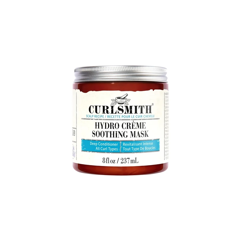 Curlsmith - Hydro Crème Soothing Mask - Vegan Soothing Deep Conditioner for any Hair Type, Encourages Growth(237ml)