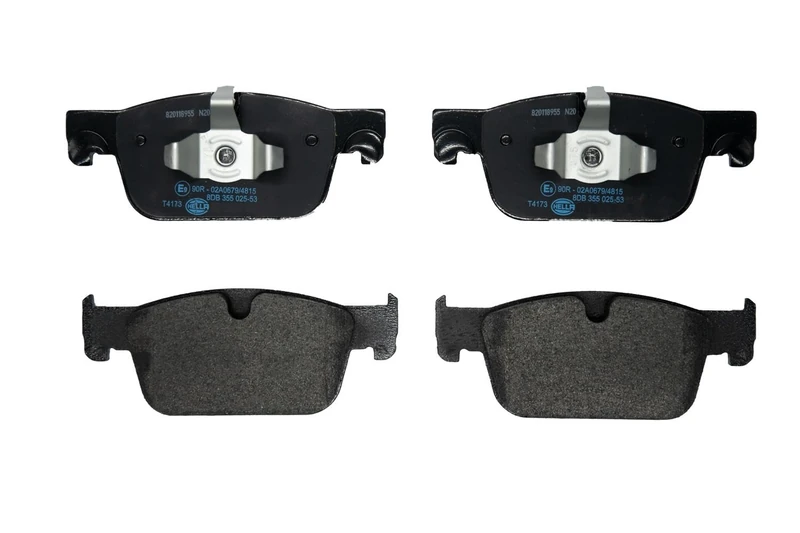 HELLA 8DB 355 025-531 Brake pad set - not prepared for wear indicator - T4173 - for e.g. VOLVO / VOLVO ASIA