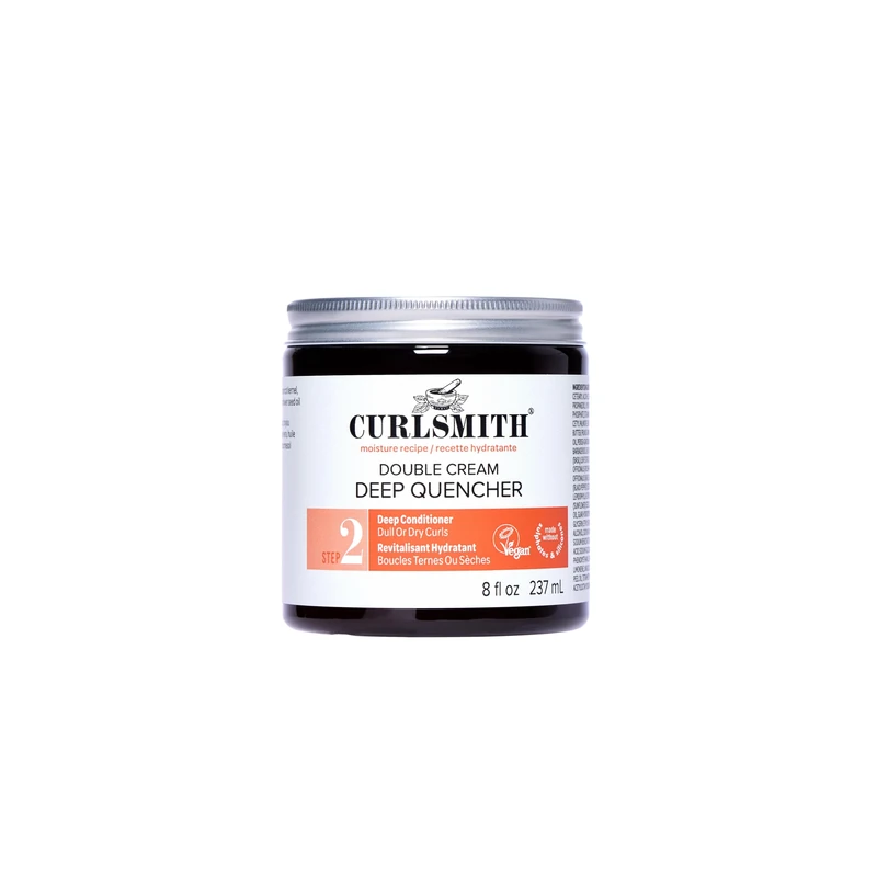 Curlsmith - Double Cream Deep Quencher - Vegan Moisturising Deep Conditioner for Ultra Dry, Wavy, Curly or Coily Hair (227g)