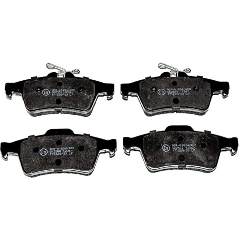HELLA 8DB 355 025-701 Brake pad set - prepared for wear indicator - T2452 - for e.g. JAGUAR / LAND ROVER