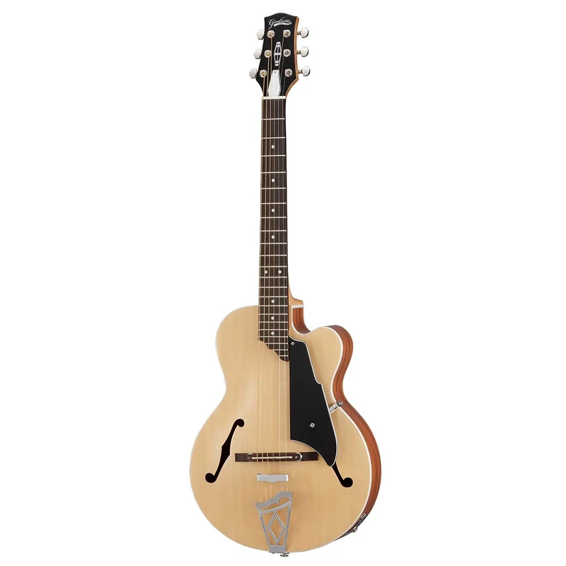 VOX VGA-3PS Giulietta Archtop Acoustic Electric Guitar - Natural