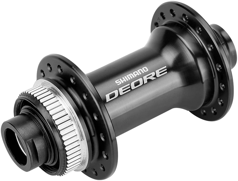 Shimano Deore HB-M6010 Centre Lock Thru Axle Front Wheel Hub, Black, One Size
