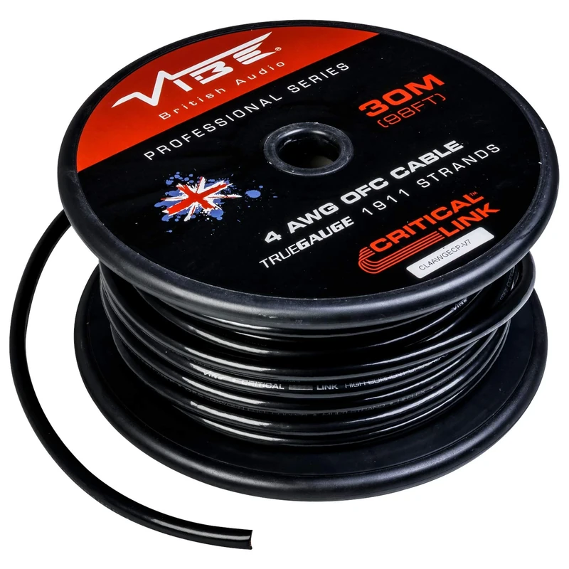 VIBE Critical Link 4awg OFC Earth cable