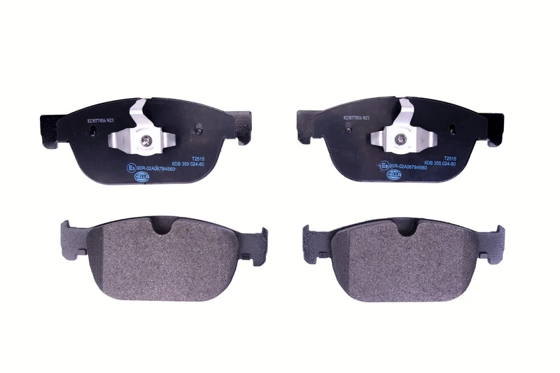 HELLA 8DB 355 024-801 Brake pad set - prepared for wear indicator - T2515 - for e.g. VOLVO / VOLVO ASIA