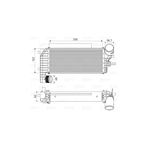 Valeo Intercooler, Engine Cooling 818604
