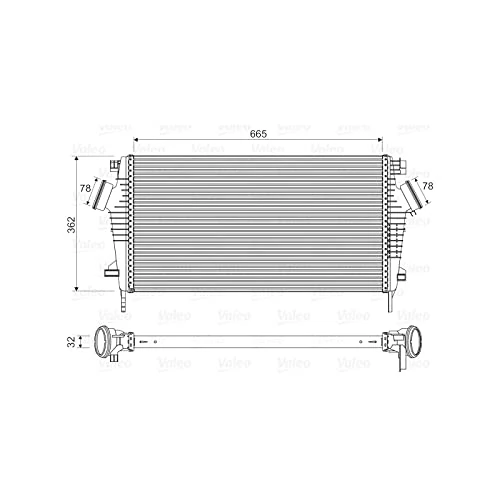 Valeo Intercooler, Engine Cooling 818603