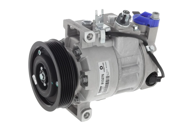 Valeo Compressor, Air Conditioning, Prefilled with Oil, 813276