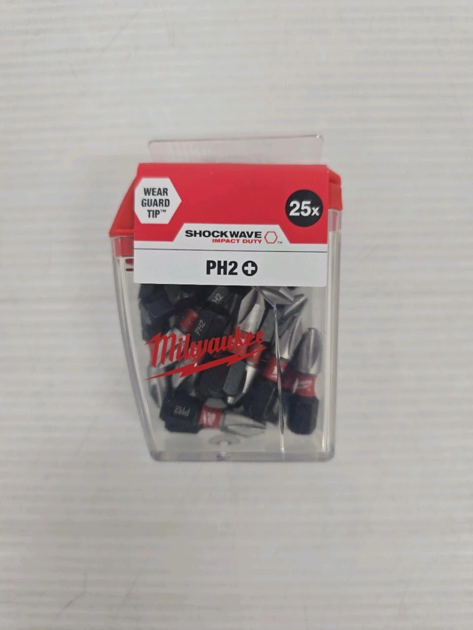 Milwaukee 4932472037 PH2 25mm Shockwave Screwdriver Bits Pack of 25