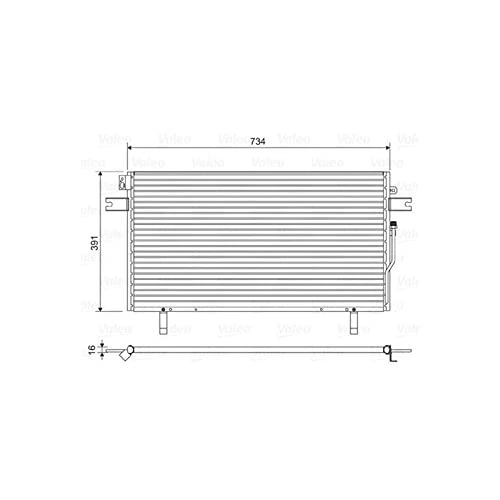 Valeo 814489 - Condenser, air conditioning