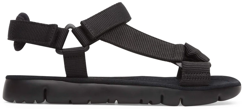 Camper Women's Oruga Sandal K200356 Strap, Black 007, 2 UK