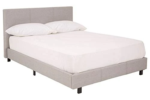 Premier Housewares Compact Bed in a Box, Fold Away Bed, Easy Storage - Brushed Steel, Grey, King Size, 2405420