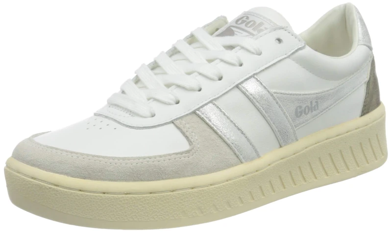 Gola Grandslam Metallic White Silver - Image 1