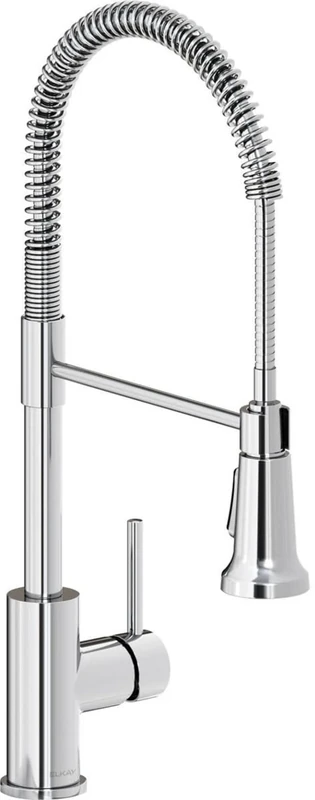 Elkay Avado Single Hole Kitchen Faucet with Semi-Professional Spout and Lever Handle, Chrome - Image 1