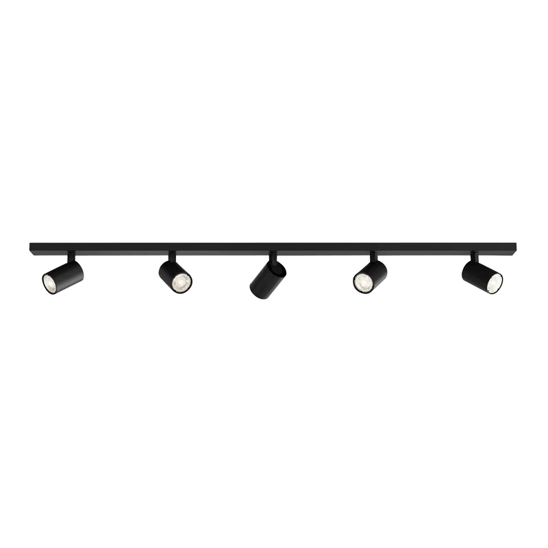 Astro Ascoli Five Bar Indoor Spotlight (Matt Black), GU10 Lamp, Designed in Britain - 1286085 - 3 Years Guarantee