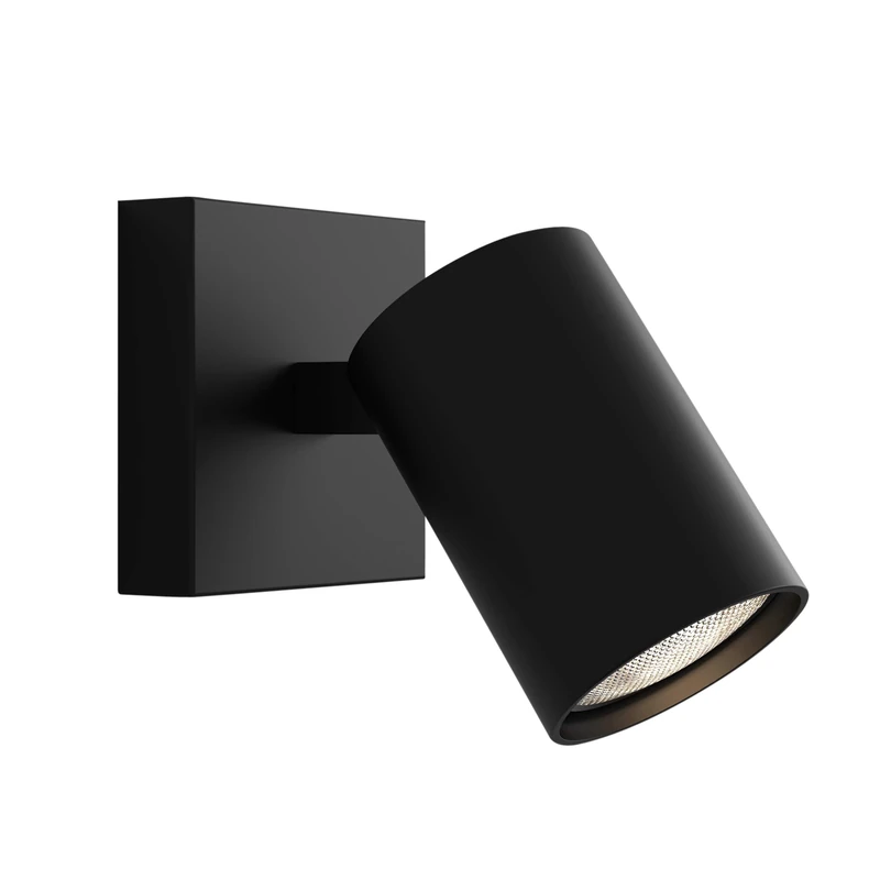 Astro Ascoli Single Indoor Spotlight (Matt Black), GU10 Lamp, Designed in Britain - 1286078 - 3 Years Guarantee