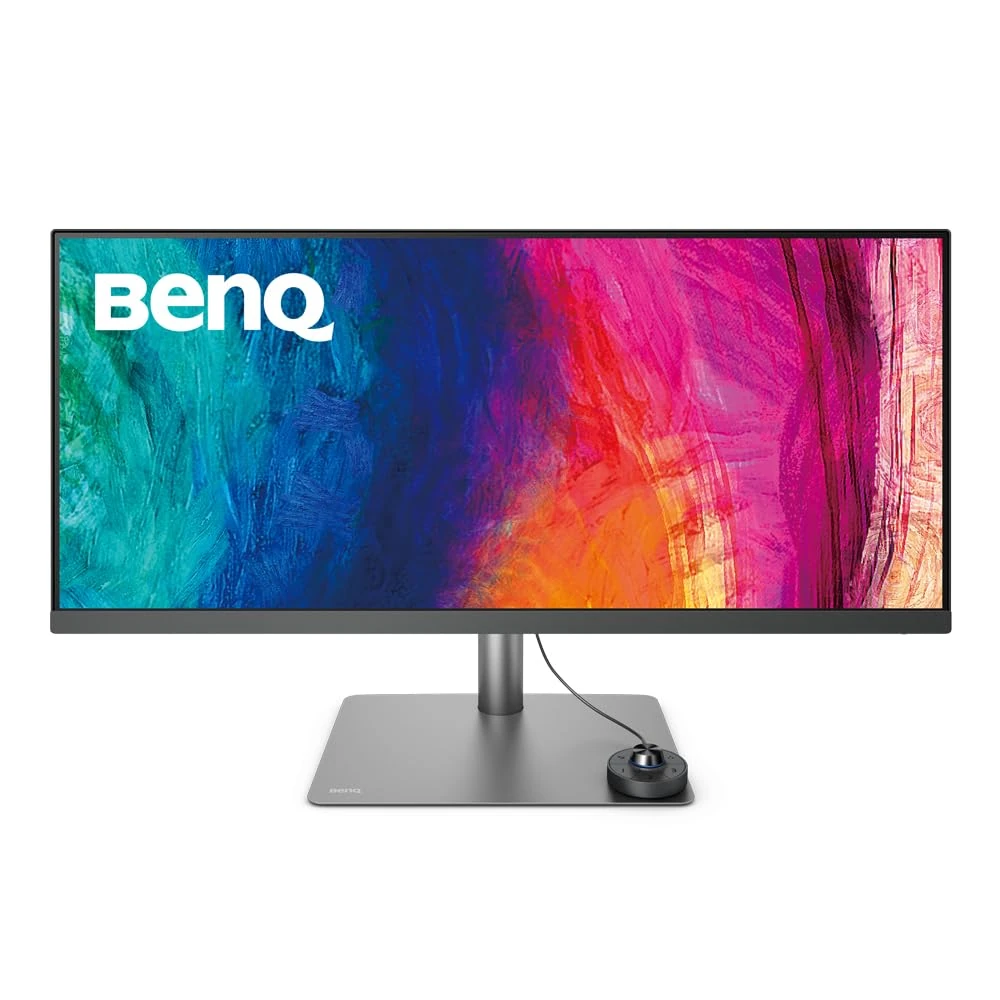 BenQ PD3420Q Ultrawide Creator Monitor for Macbook 34" WQHD 1440p | 100% Rec.709 & sRGB, 98% P3 | IPS | DeltaE ≤3 | Pantone | AQCOLOR | KVM | Calibration Report | Erognomic | USB-C (65W) | USB Hub