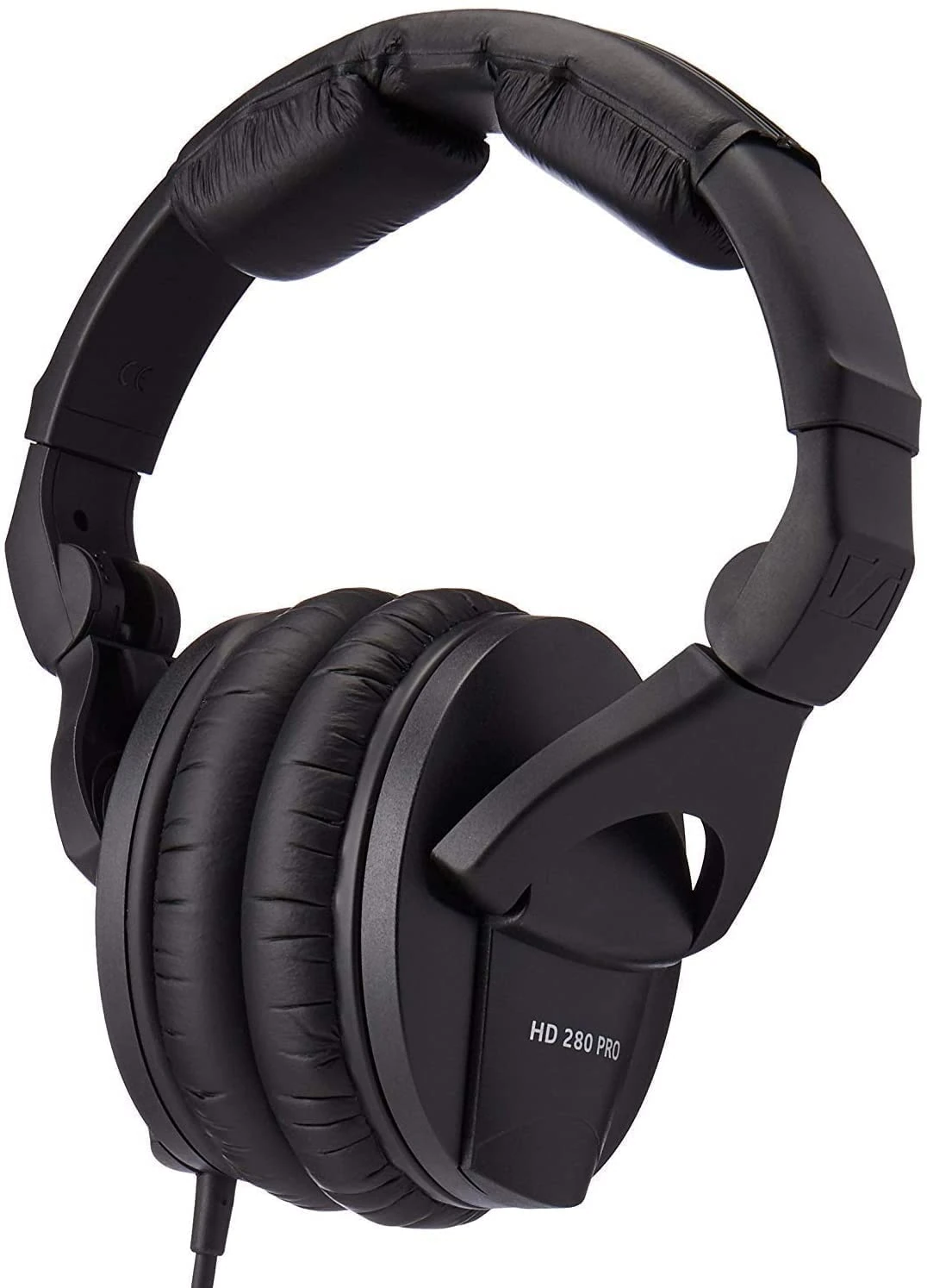 Sennheiser HD 280 PRO Closed-Back Over-Ear DJ & Monitoring Headphones | Collapsible Design & Swivelling Ear Cups | 3M Coiled Cable & 1/4" Jack Adaptor Included (506845)