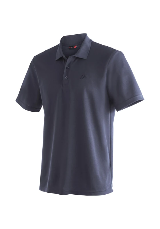 maier sports Ulrich, Men's Polo Shirt, Lightweight piqué Functional Polo Shirt for Hiking and Leisure, Dryprotec Technology, Breathable, NFC chip for Easy Recycling