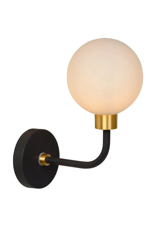 LUCIDE BEREND - Wall Light Bathroom - 1xG9 - IP44 - Black