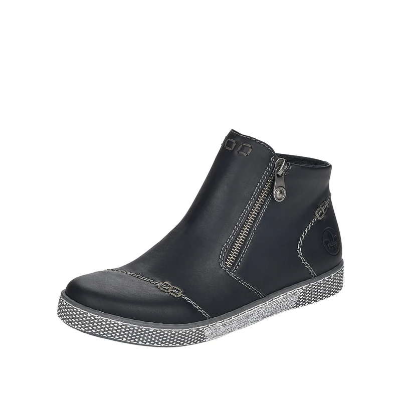 Rieker Women's L1260 Fashion Boot, Black, 6 UK